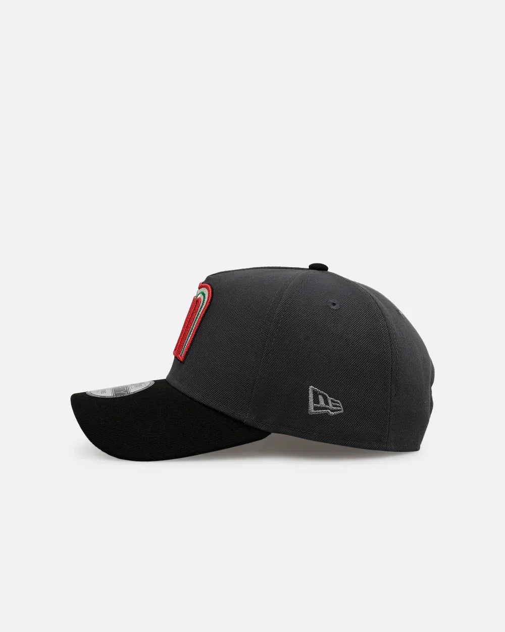New Era Mexico WBC 9FORTY A-Frame Snapback Hat-Graphite Grey