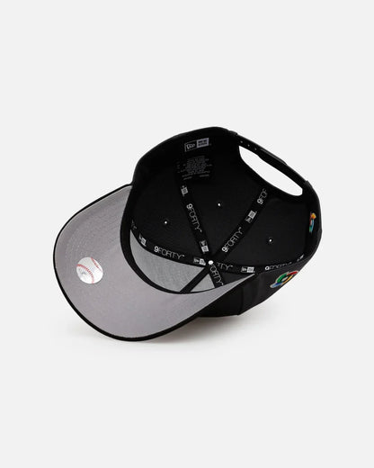 New Era Mexico WBC 9FORTY A-Frame Snapback Hat-Graphite Grey