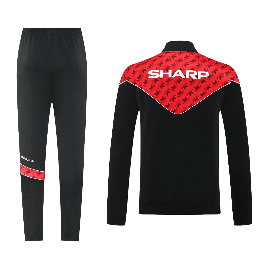 Manchester United 2025/26 Red&Black Training Tracksuit Kit (Top+Pants)