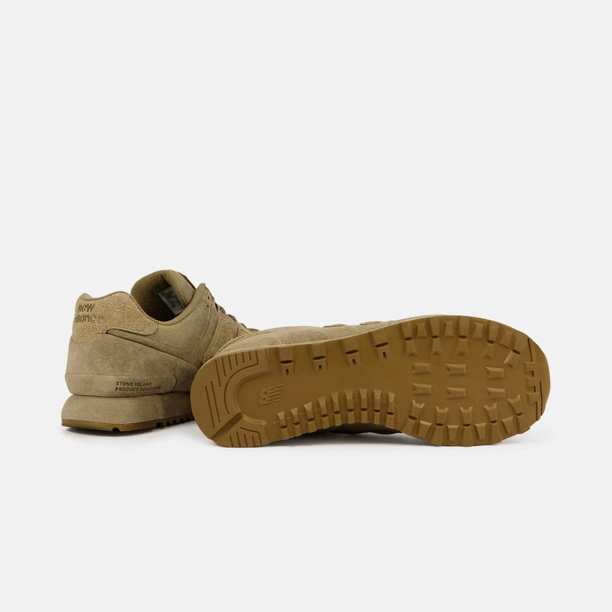 Stone Island | New Balance 574 Ghost Trainers in Dark Beige