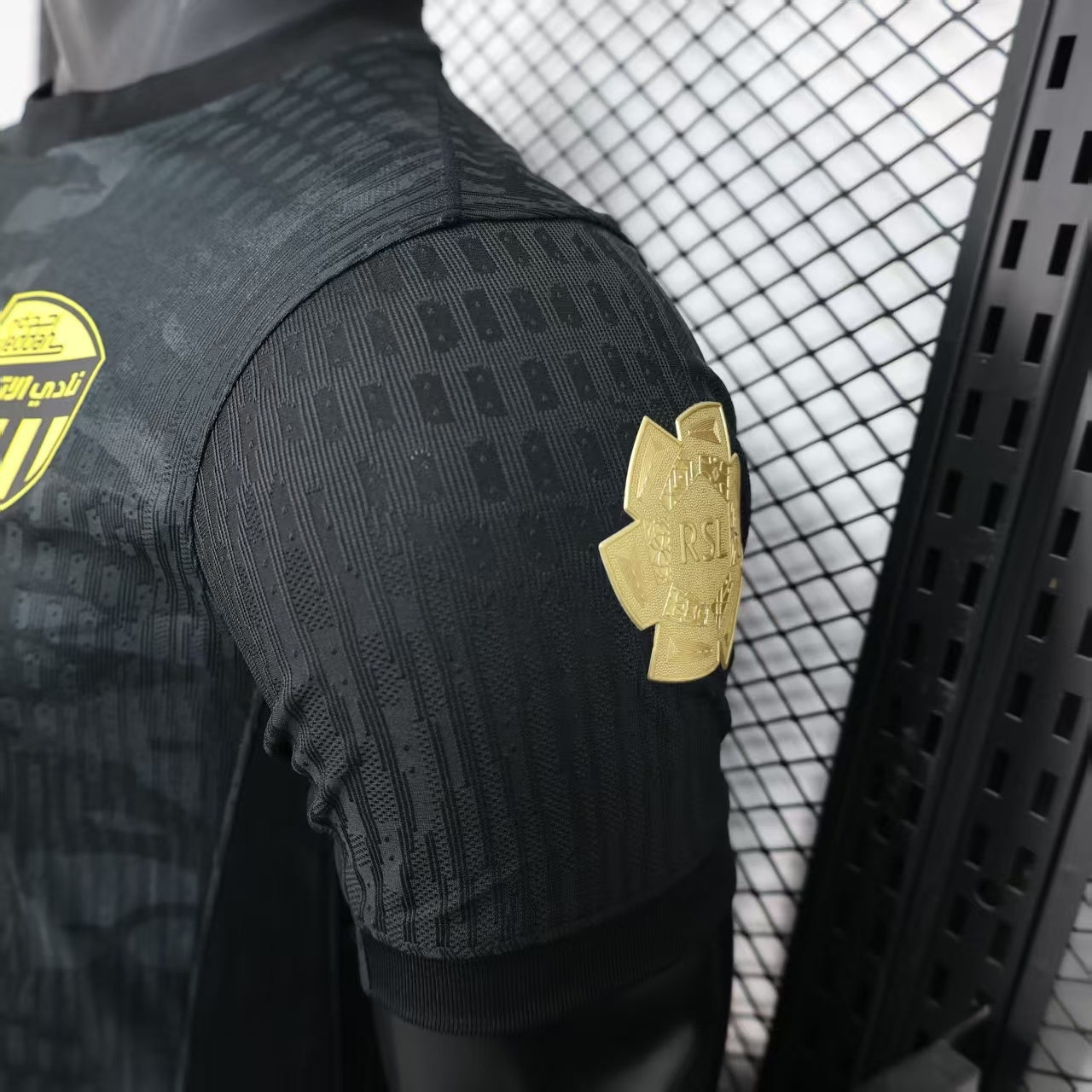 Player Version Al-Ittihad Jeddah Jersey 25/26 Black Football Kit Soccer Jersey