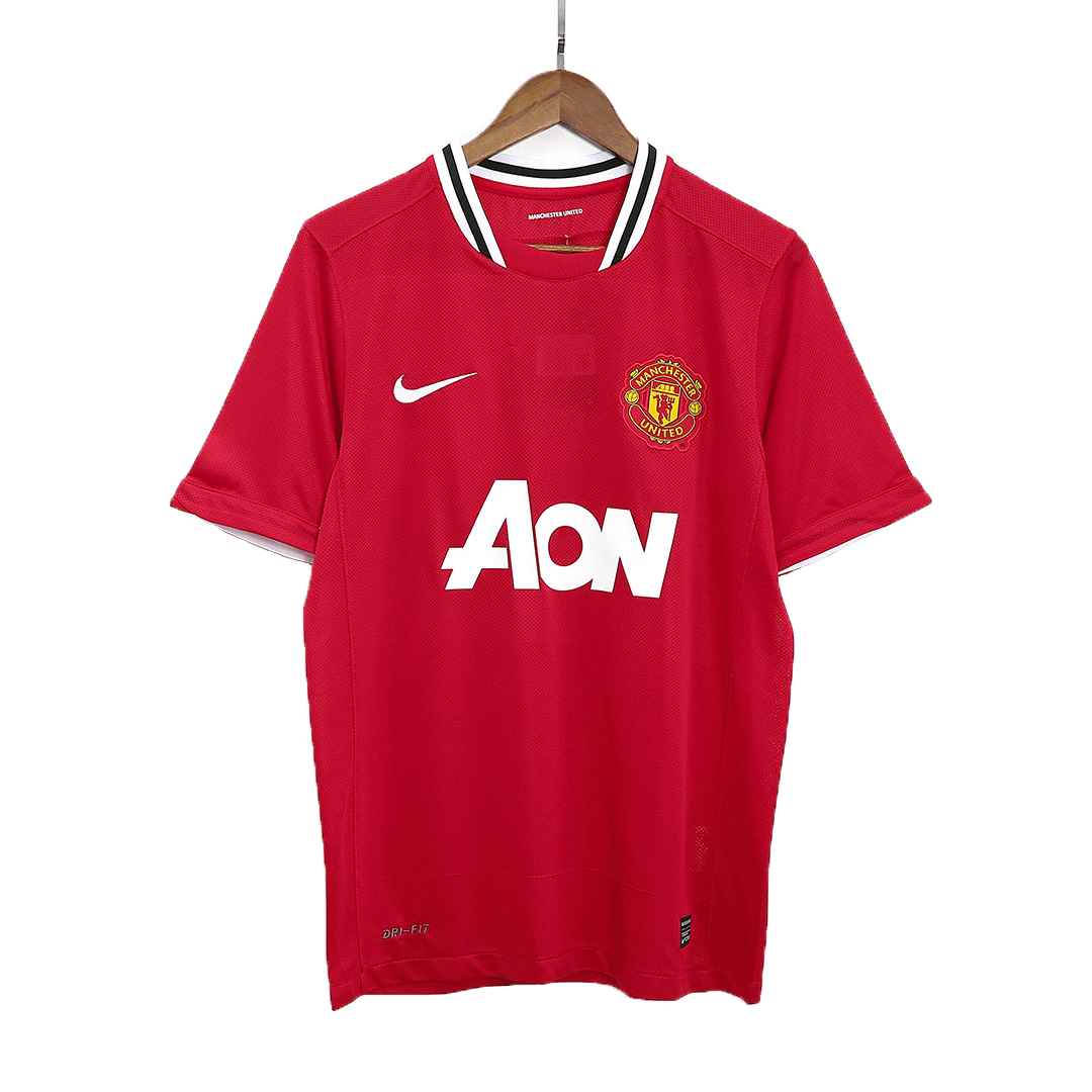 Retro 2011/12 Mens Manchester United Home Jersey