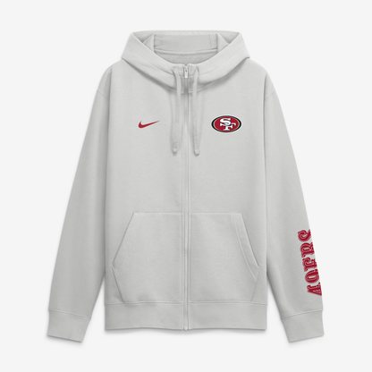 Nike San Francisco 49ers Club Full-Zip Hoodie