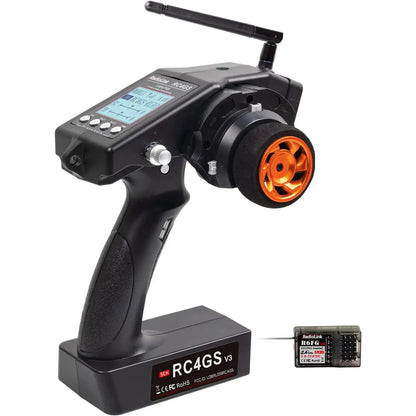 Radiolink RC4GS V3 2.4G 5CH RC Radio Transmitter with R6FG Gyro Receiver Remote Controller for RC Car Boat