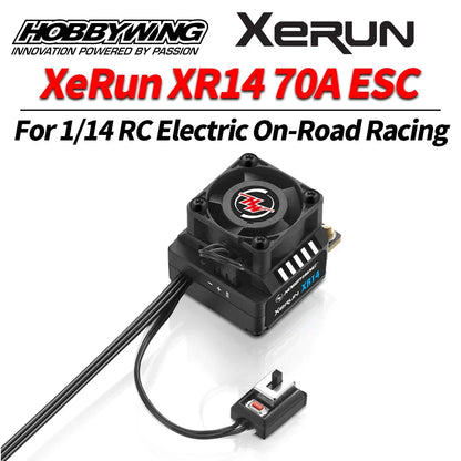 Hobbywing XeRun XR14 70A Sensored Brushless ESC for 1/12 & 1/14 RC On-Road Off-Road Racing