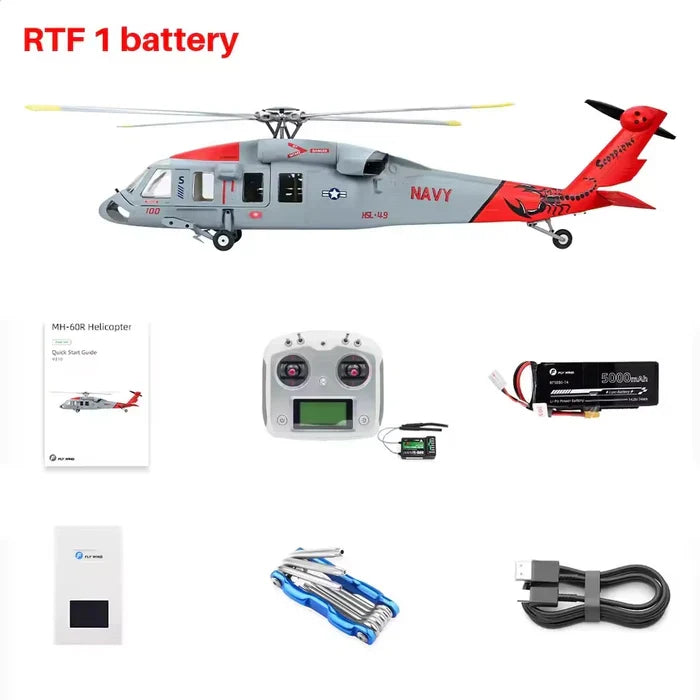 FLYWING MH-60R Jayhawk 470L Scale RC Helicopter GPS ACE Flight Controller RTF