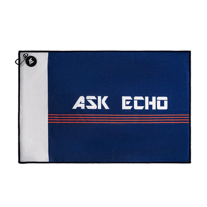 ASK ECHO Waffle Weave Microfiber With Magnetic Golf Cotton Towel