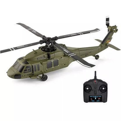 Wltoys K170 UH-60L Black Hawk 2.4G 4CH 4-Blade Brushless Fixed Height Simulation RC Helicopter RTF