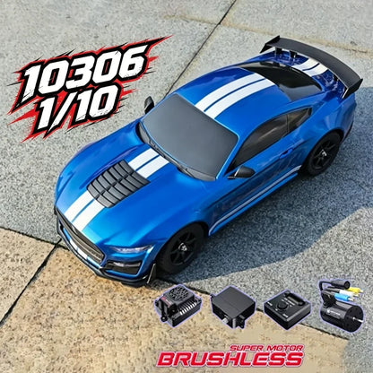 MJX Hyper Go 10306 Brushless 1/10 RC Rally Car 4WD 70km/h High Speed Official License Racing Vehicle