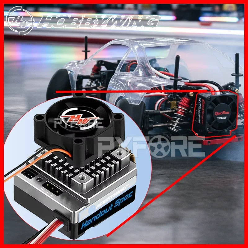 Hobbywing XeRun XR10 Justock G3 60A Sensored Brushless ESC & Motor Combo for 1/10 RC Drift, Touring & Racing Cars — 13.5T / 17.5T / 21.5T