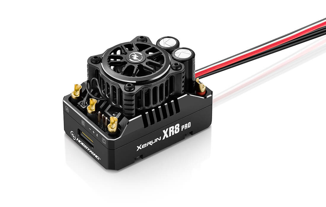 Hobbywing XeRun XR8 Pro G3 200A 2-4S Sensored Brushless ESC for 1/8 RC Buggy & Truggy
