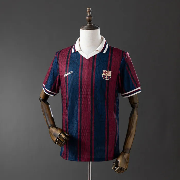 Barcelona Jersey 25/26 Anniversary Retro Football Kit