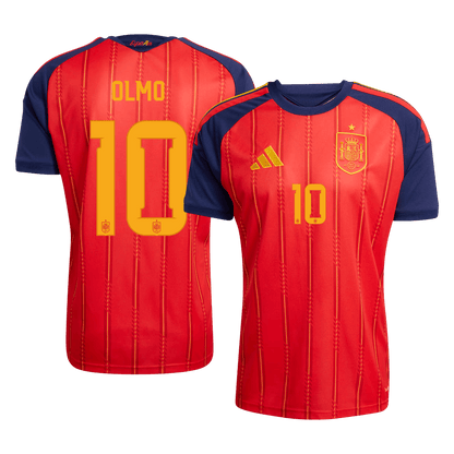 OLMO #10 Mens Spain World Cup Home Jersey 2026 [PREMIUM]
