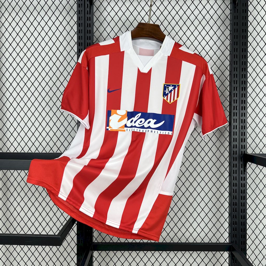 Retro Atletico Madrid Jersey 2002-03 Home Football Kit Soccer Shirt