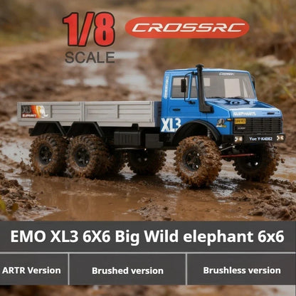 CROSSRC EMO X6 XL3 Big Hippo 1/8 Scale 4WD 6WD Brushless RC Rock Crawler Off-Road RTR