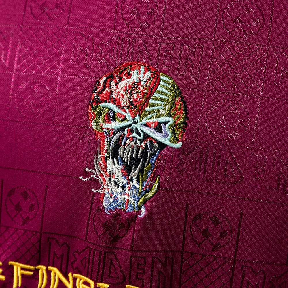 Iron Maiden x West Ham United Away Jersey 2010 Retro Football Kit Soccer Shirt