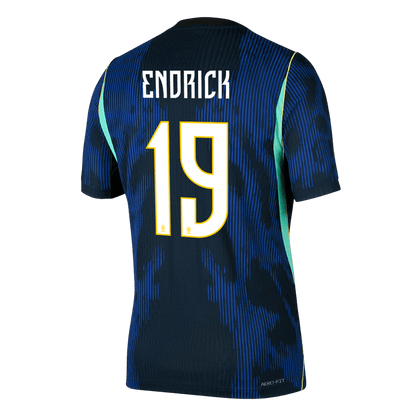 ENDRICK #19 Mens Brazil World Cup Away Jersey 2026 - Player Version (Slim Fit)