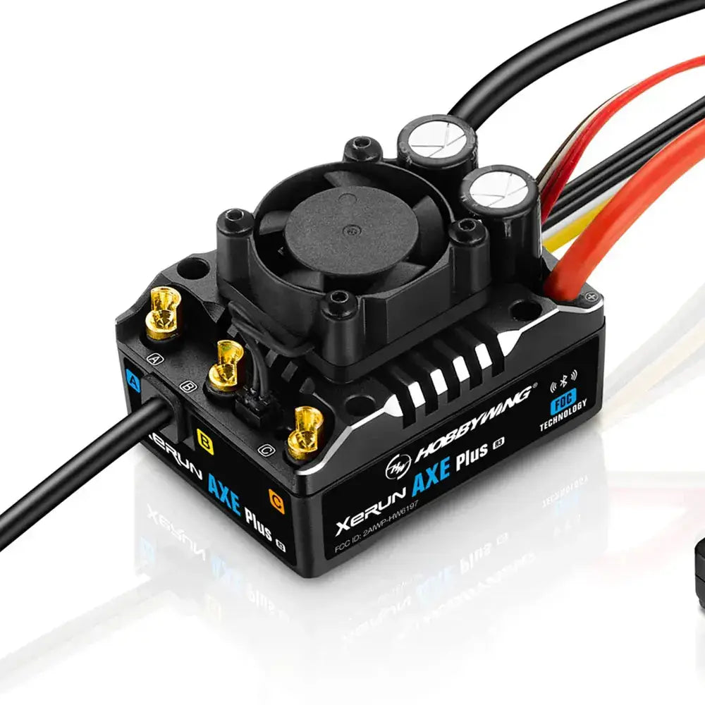 Hobbywing XeRun AXE Plus R3 135A ESC & Brushless Motor for 1/10 RC Crawler – FOC System Waterproof