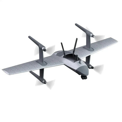 HEQUVA Swan Voyager K8-V2 VTOL Fixed Wing Drone 60 Min Flight Time 4K FPV RC Airplane RTF