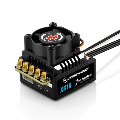 Hobbywing XeRun XR10 Justock G3S ESC — 60A 2S Sensored Brushless Speed Controller for 1/10 RC Cars