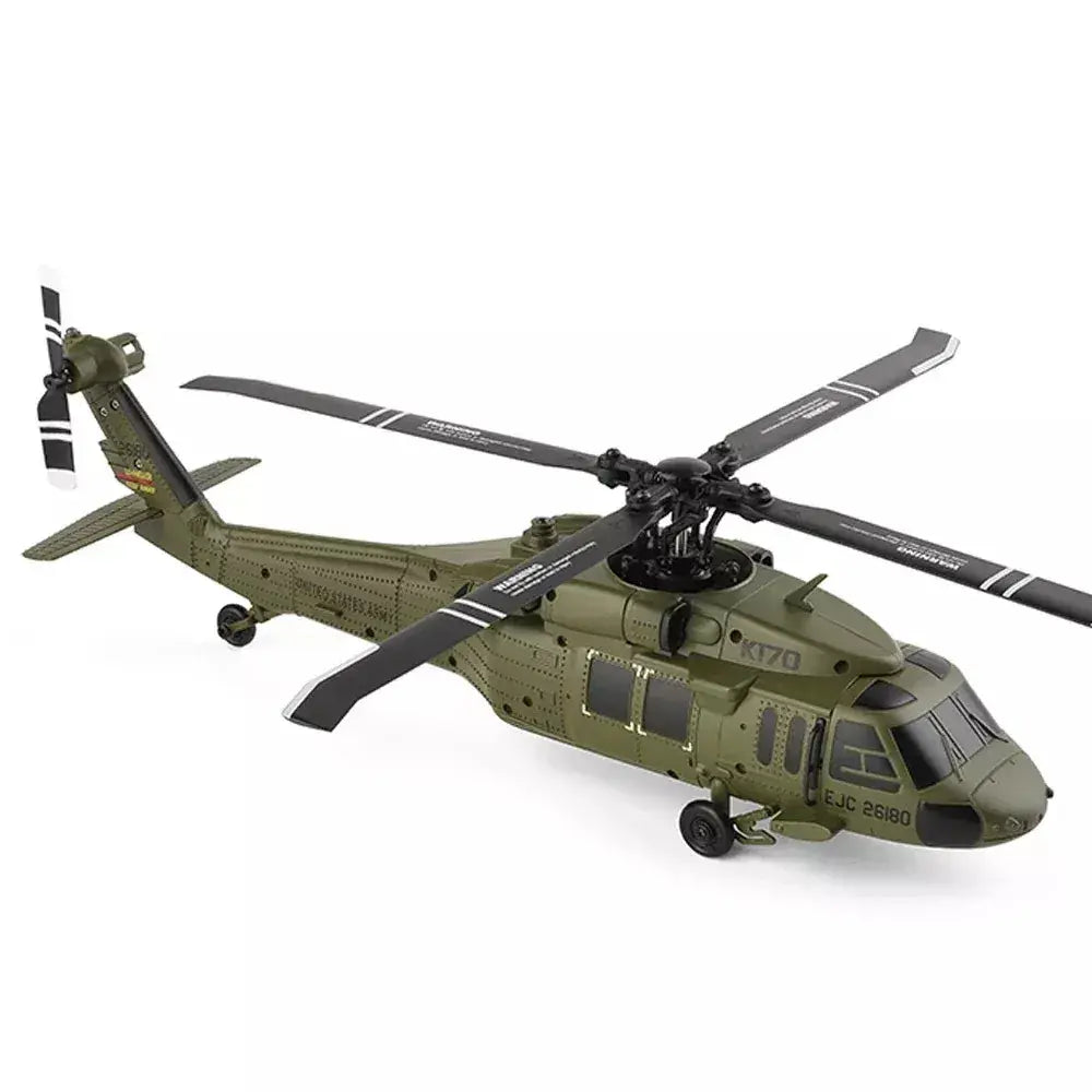 Wltoys K170 UH-60L Black Hawk 2.4G 4CH 4-Blade Brushless Fixed Height Simulation RC Helicopter RTF