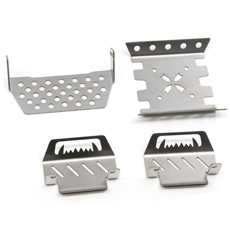 YIKONG RC Car Chassis Armor Front Guard Rear Guard Set for YK4102 4103 4082 1/8 1/10