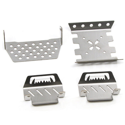 YIKONG RC Car Chassis Armor Front Guard Rear Guard Set for YK4102 4103 4082 1/8 1/10