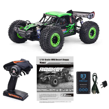 ZD Racing DBX 10 1/10 Scale 4WD Brushless RC Car 80km/h Desert Off-Road Truck RTR