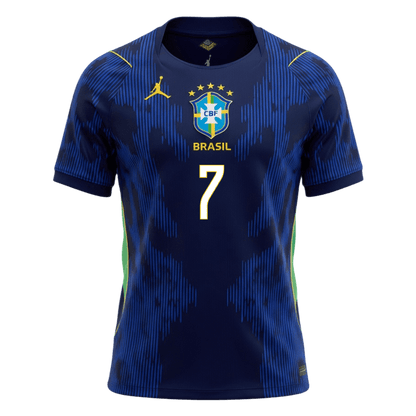 VINI JR. #7 Mens Brazil World Cup Away Jersey 2026
