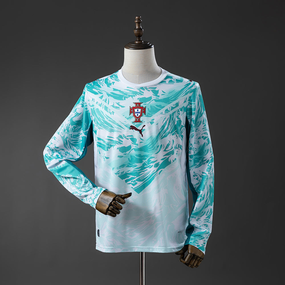 Portugal Away Jersey 2026 World Cup Long Sleeves Football Kit Soccer Shirt