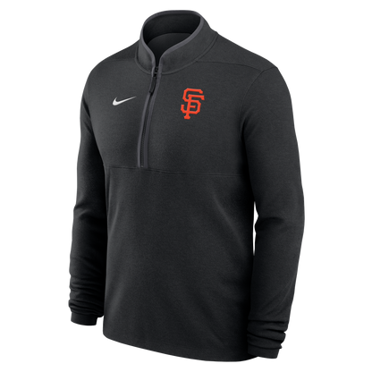 Nike Men's San Francisco Giants Victory Half-Zip Pullover Jacket - Black