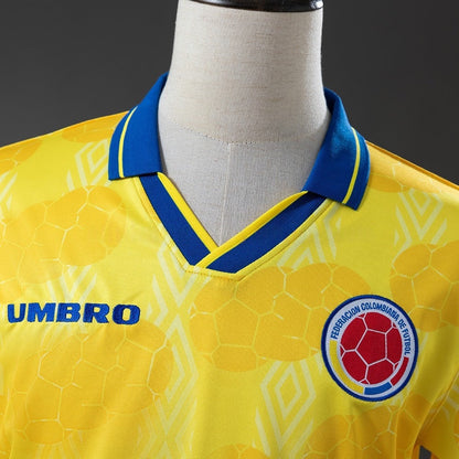 Colombia Jersey 1994 Home Retro Football Kit
