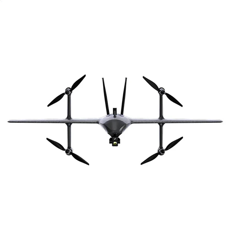HEQUVA SWAN VOYAGER K8T-V2 VTOL Fixed Wing UAV 4K Thermal Imaging Drone AI Tracking 60Min Flight 15KM Transmission
