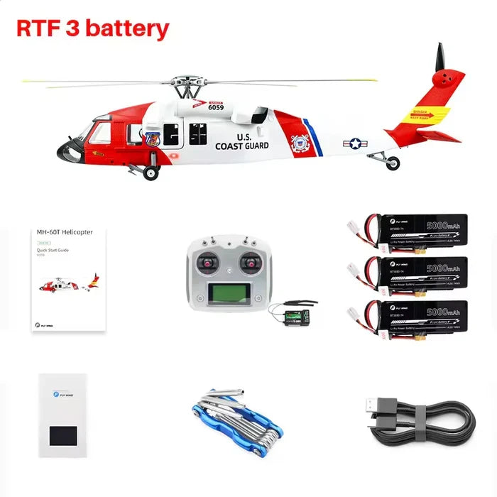 FLYWING MH-60T Jayhawk 470L Scale RC Helicopter GPS ACE Flight Controller RTF