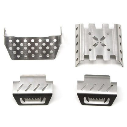YIKONG RC Car Chassis Armor Front Guard Rear Guard Set for YK4102 4103 4082 1/8 1/10