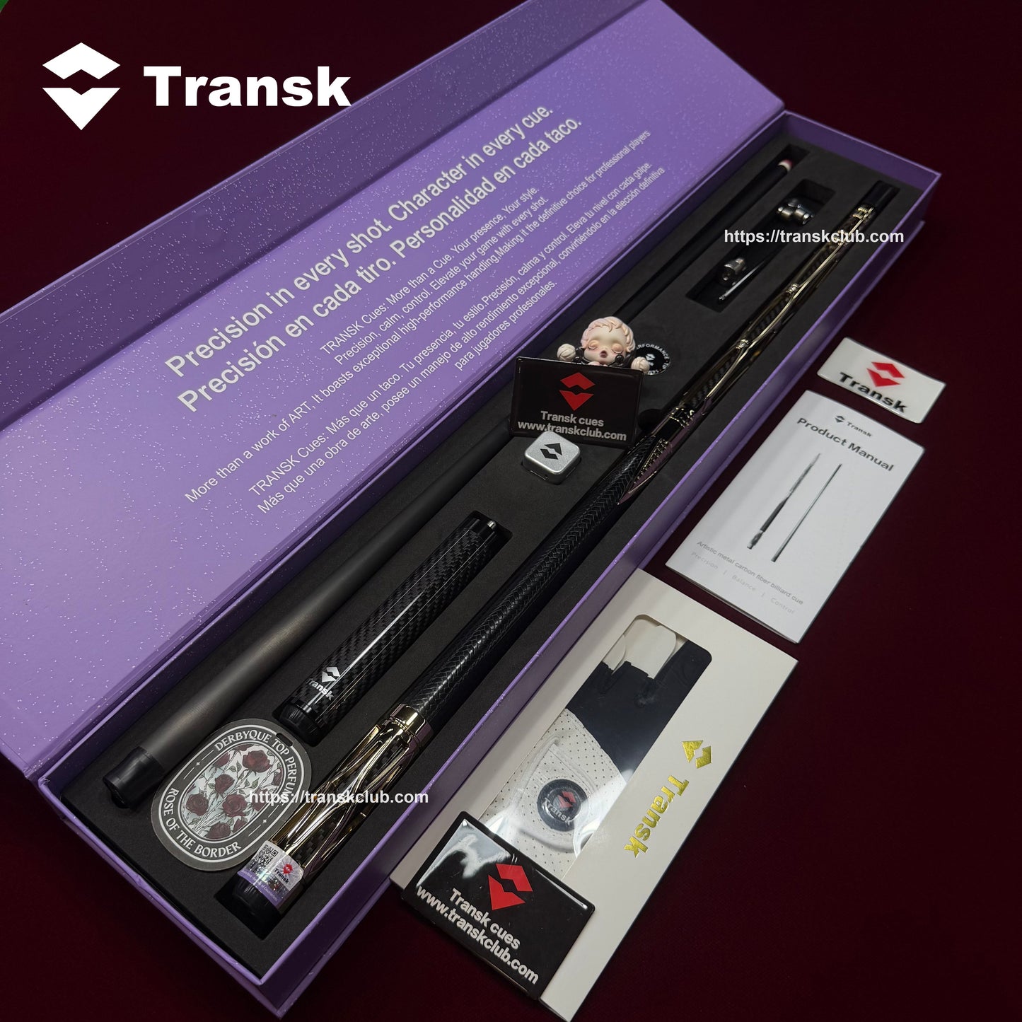 Transk Premium Metal Pool Cue  Set With Box 10.5/11.8/12.5mm Tip Adjustable Balance Weight Black/Gold/Red/Purple Options, Professional Billiard Stick for Advanced Players