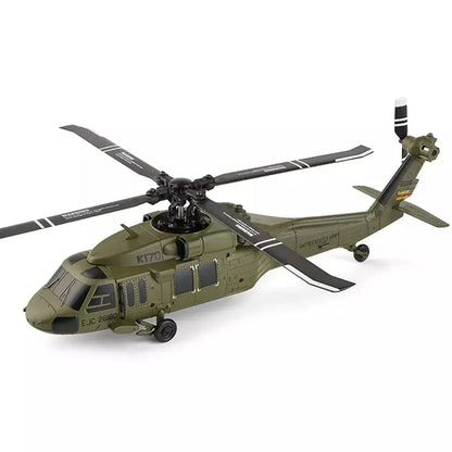 Wltoys K170 UH-60L Black Hawk 2.4G 4CH 4-Blade Brushless Fixed Height Simulation RC Helicopter RTF