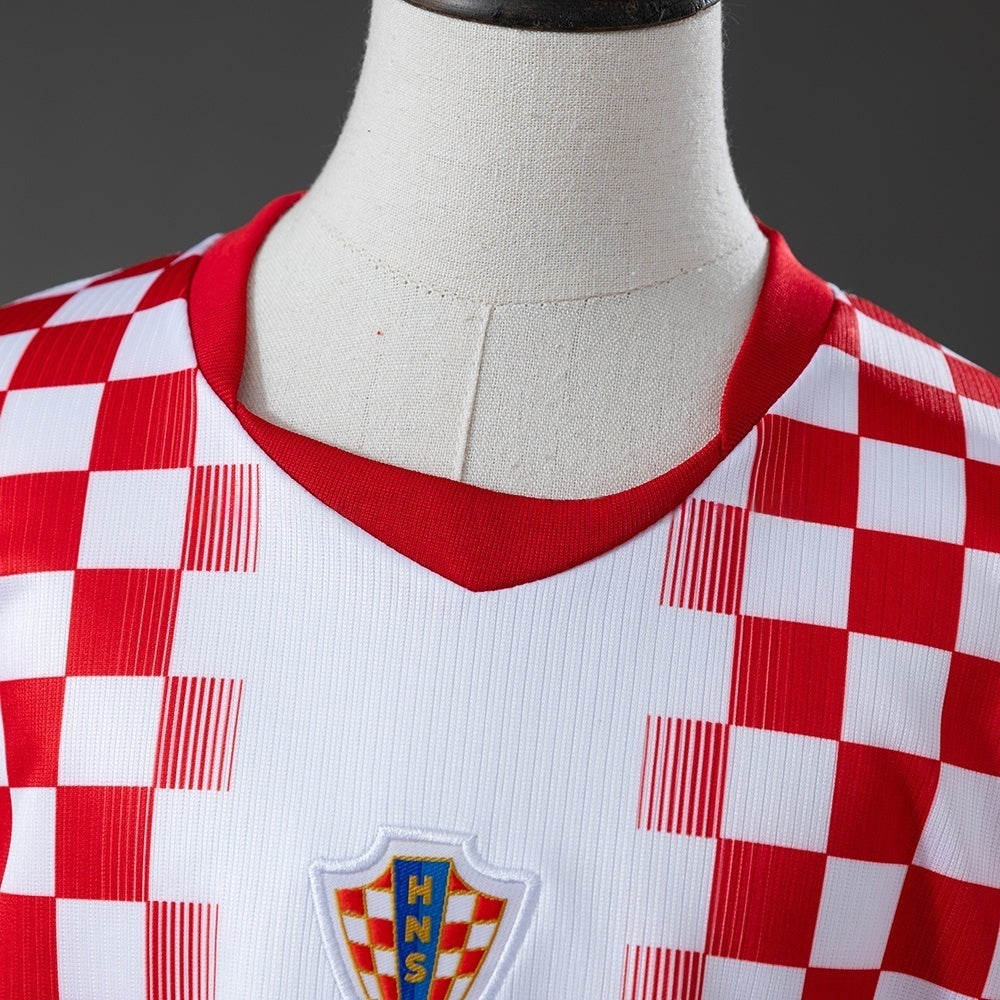 Kids Croatia Home Jersey 2026 World Cup Football Kit Soccer Shirt