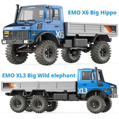 CROSSRC EMO X6 XL3 Big Hippo 1/8 Scale 4WD 6WD Brushless RC Rock Crawler Off-Road RTR