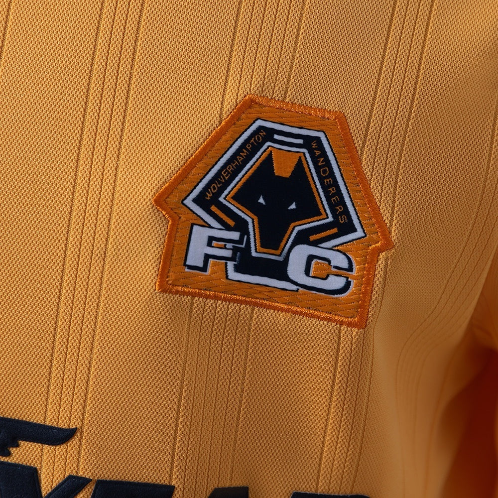 Retro Wolves Home Jersey 1998-99 Long Sleeves Football Kit Soccer Shirt