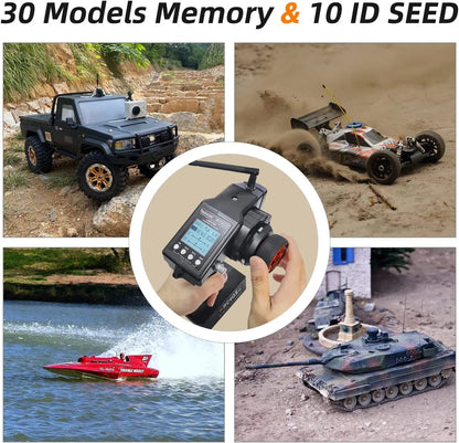 Radiolink RC4GS V3 2.4G 5CH RC Radio Transmitter with R6FG Gyro Receiver Remote Controller for RC Car Boat