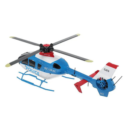 RCERA C123 EC135 4CH 6-Axis Gyro Dual Brushless Direct Drive Optical Flow Air Pressure Altitude Hold True Ducted RC Helicopter RTF