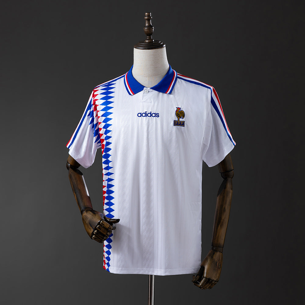 France Jersey 1994 Retro Away Football Kit