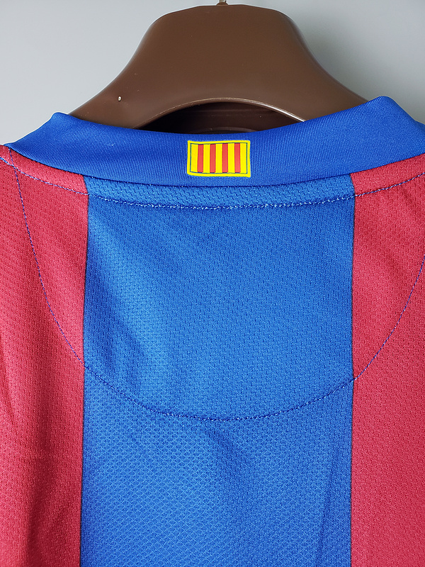 Barcelona Retro Jersey 2007/08 Home Football Jersey Soccer Shirt
