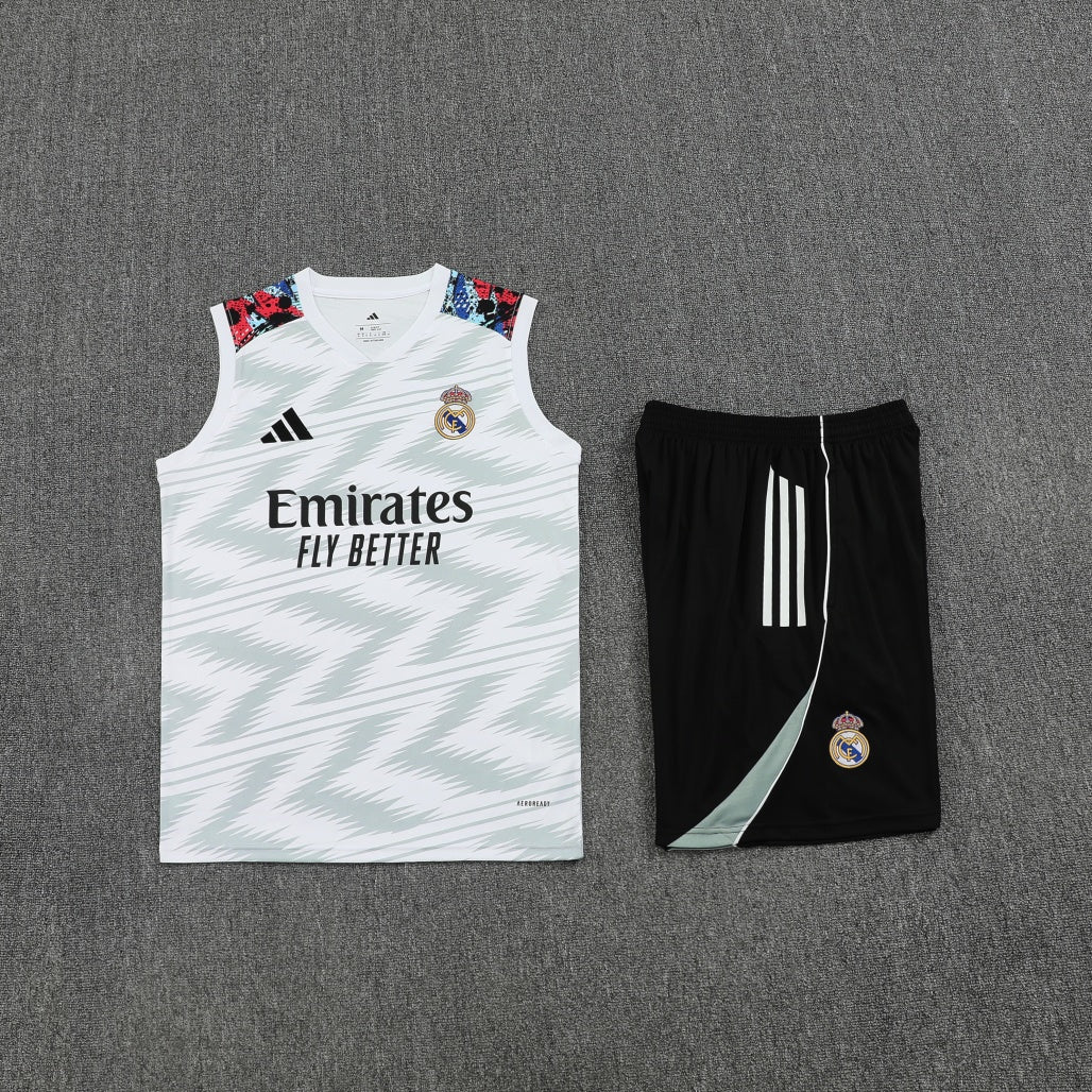 Real Madrid Vest Set Training Tracksuits 25/26 Football Kit Soccer Jersey