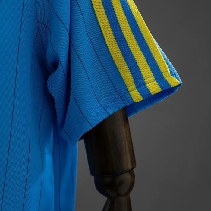 Colombia Terrace Icons T-Shirt Blue 2026 World Cup Football Kit Soccer Jersey