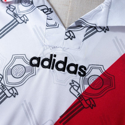 River Plate Jersey 1995-96 Home Retro Football Kit