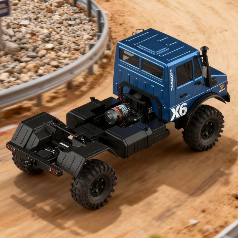 CROSSRC EMO X6 XL3 Big Hippo 1/8 Scale 4WD 6WD Brushless RC Rock Crawler Off-Road RTR