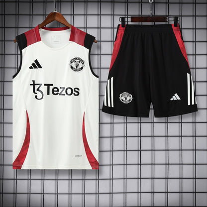 Manchester United Vest Set Training Tracksuits 25/26 Football Kit Soccer Jersey