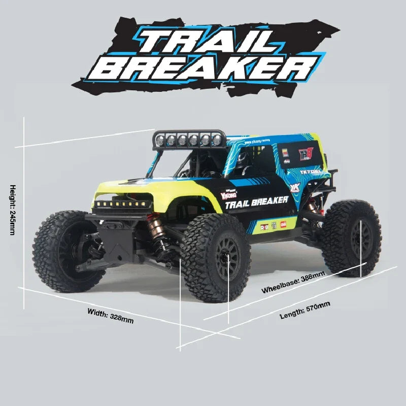 YIKONG YK7081 TB8 Trail Breaker 1/8 Scale 4WD Brushless Desert Buggy RC Truck 85km/h RTR